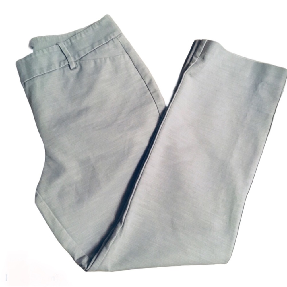 ANN TAYLOR FACTORY | Cotton Blend Gray Trouser